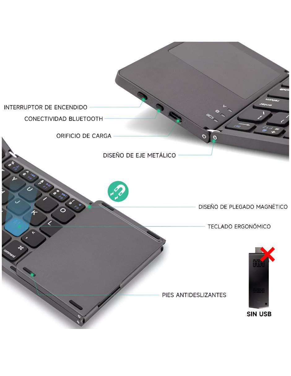 Teclado conexión inalámbrica 3