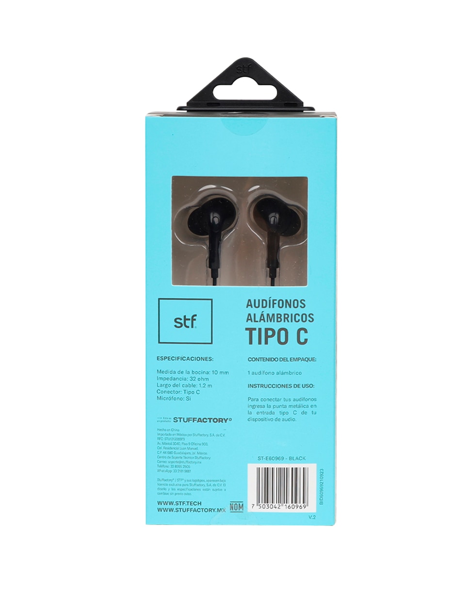 Audífonos In-Ear St-E60969 alámbricos 6