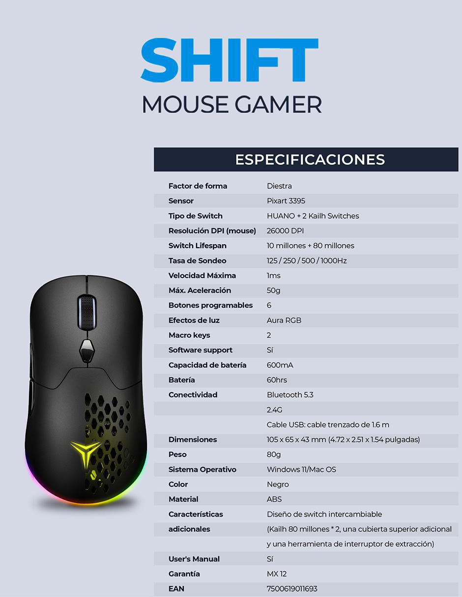 Mouse gamer Shift 3 5