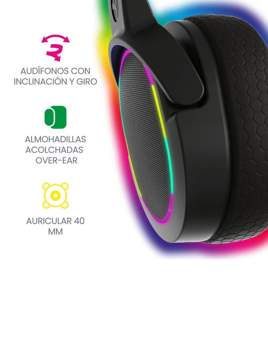 Audífonos gamer alámbricos 5