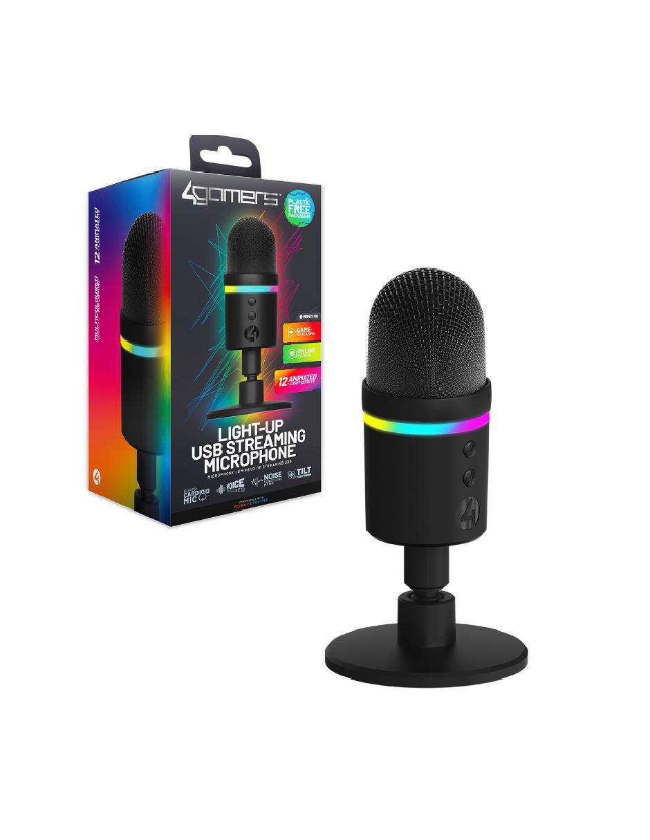 Micrófono micrófono gaming alámbrico xp-rgbsm-v1-4g Micrófono micrófono gaming alámbrico xp-rgbsm-v1-4g