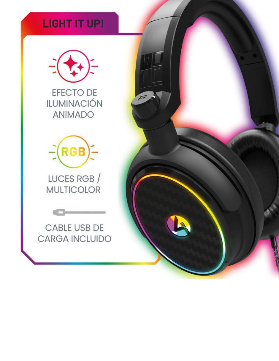 Audífonos gamer alámbricos 2