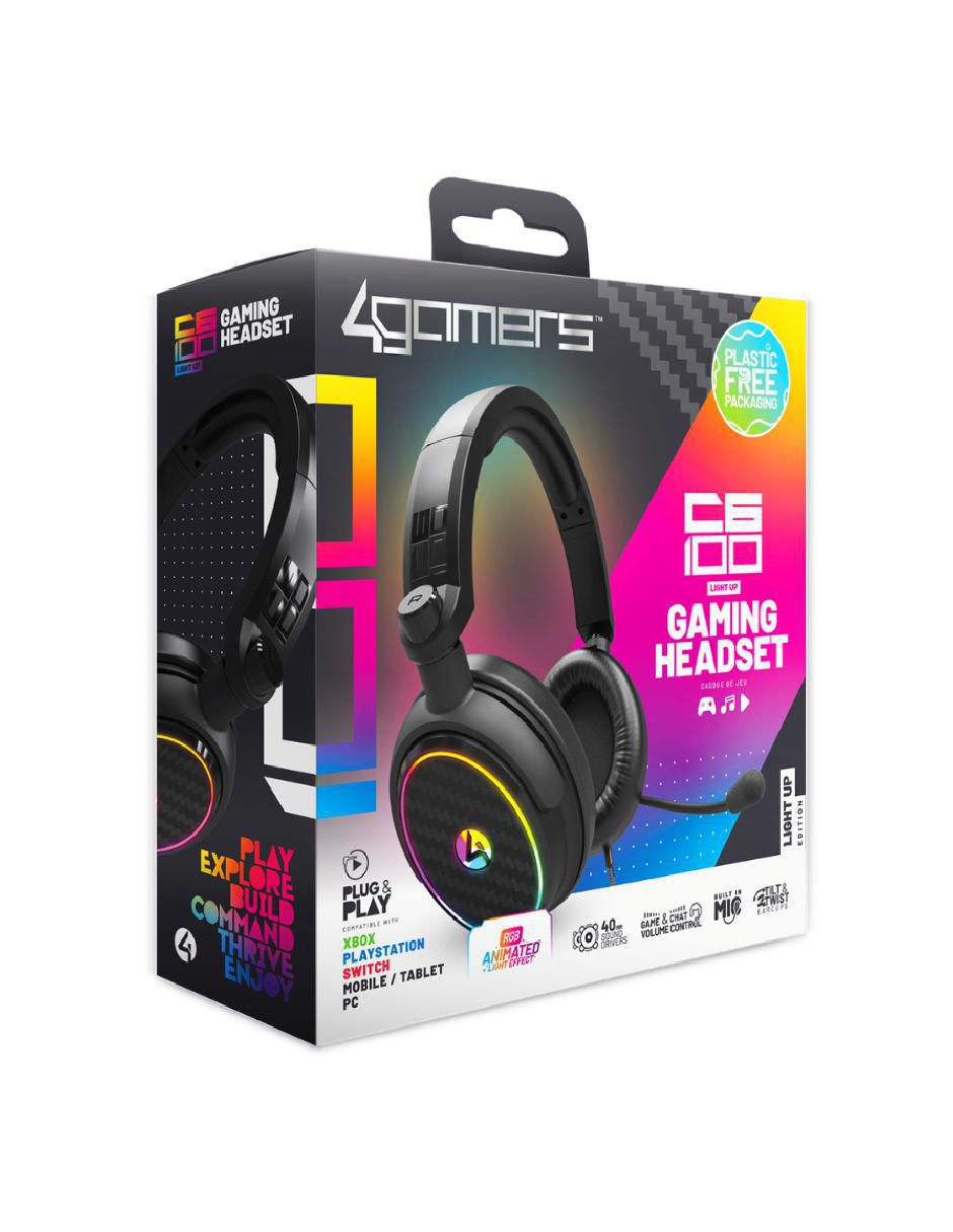 Audífonos gamer alámbricos 4