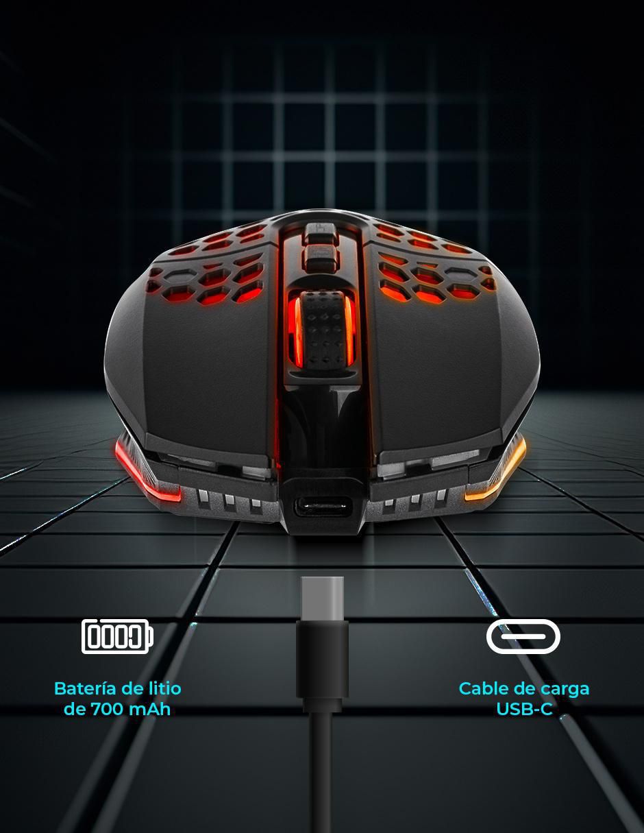 "mouse/mouse gamer" inalámbrica techzone dn-wm89b dn-wm89b