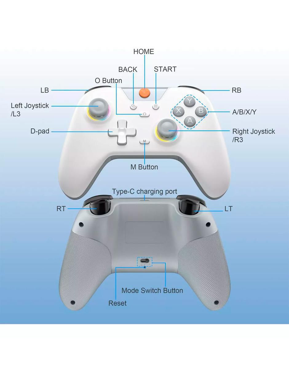Control para pc petukita box inalámbrica "para" multiplataforma "edición" estándar sin temática