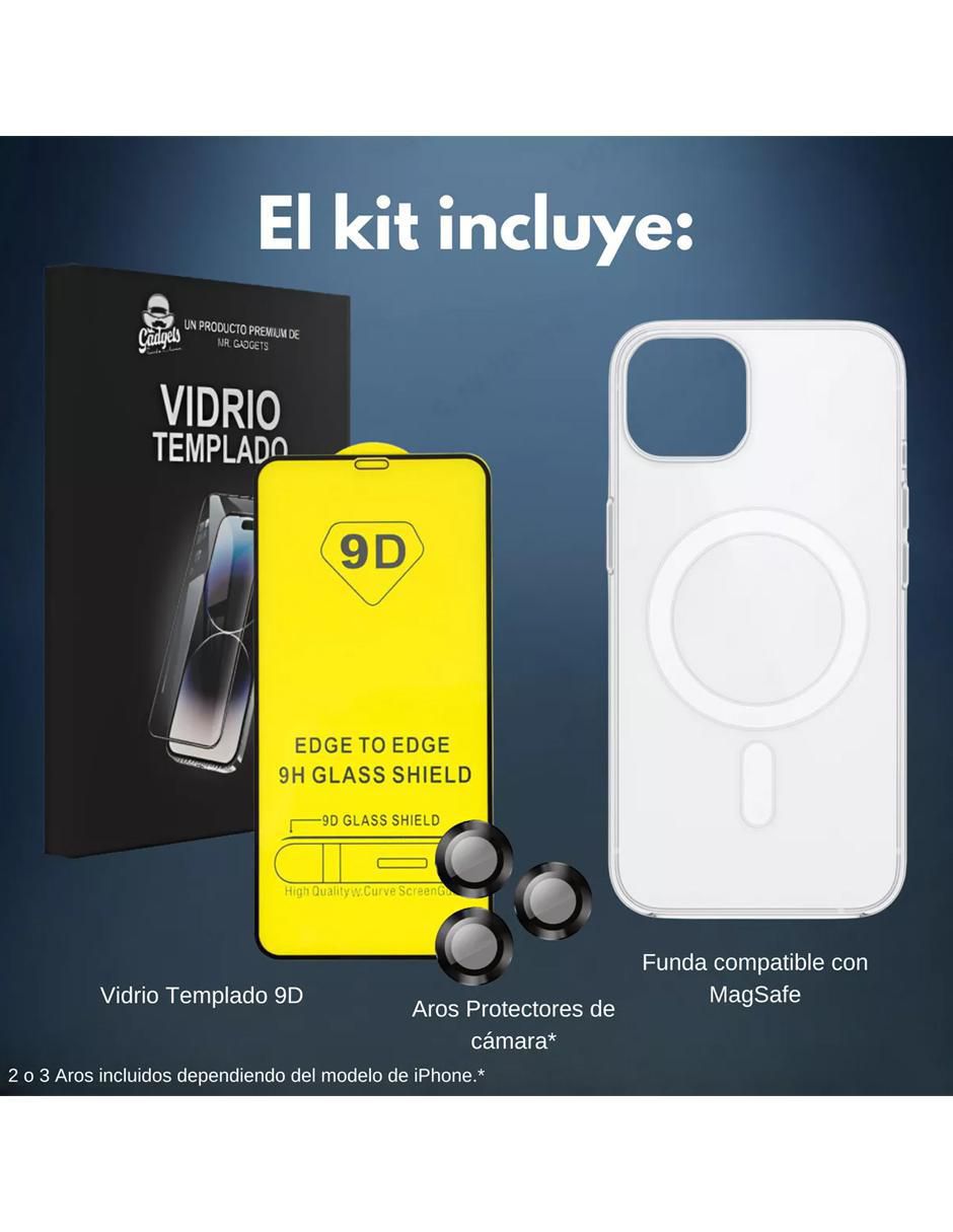 "funda para" apple kit total armor con aros de protección para cámara "de" tpu