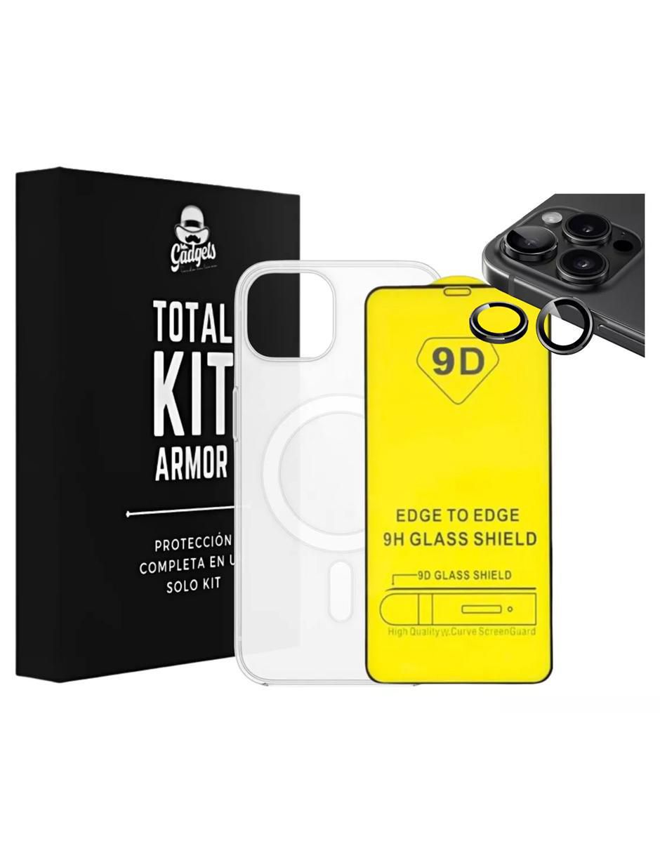 "funda para" apple kit total armor con aros de protección para cámara "de" tpu