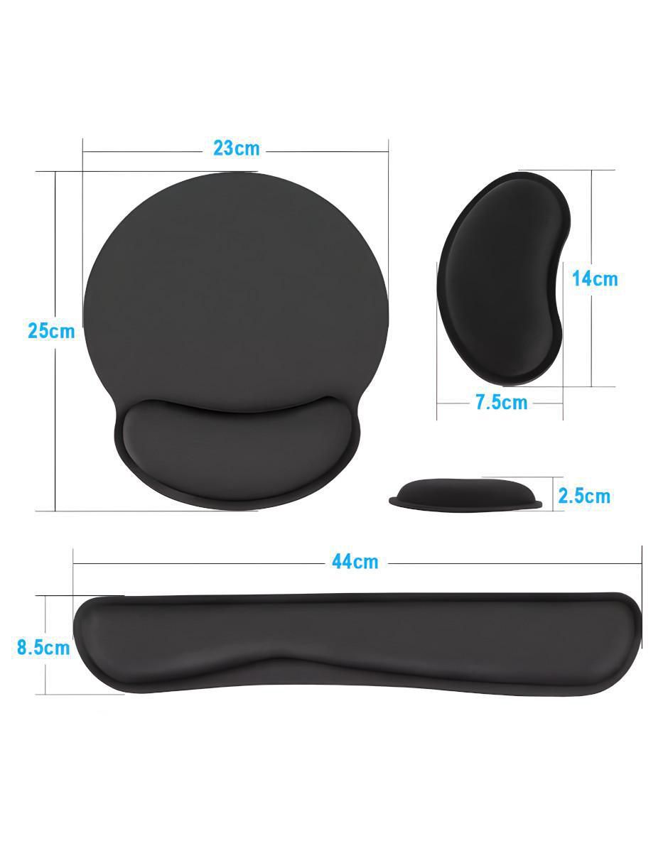 Mouse pad con apoyo para muñeca y antideslizante 6
