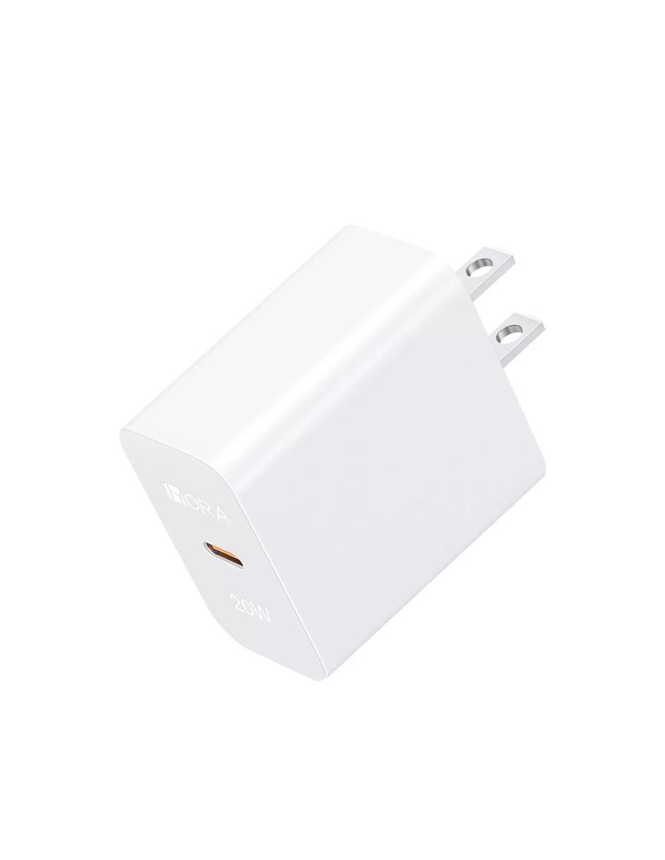 Cargador pared Lightning + USB tipo C 2