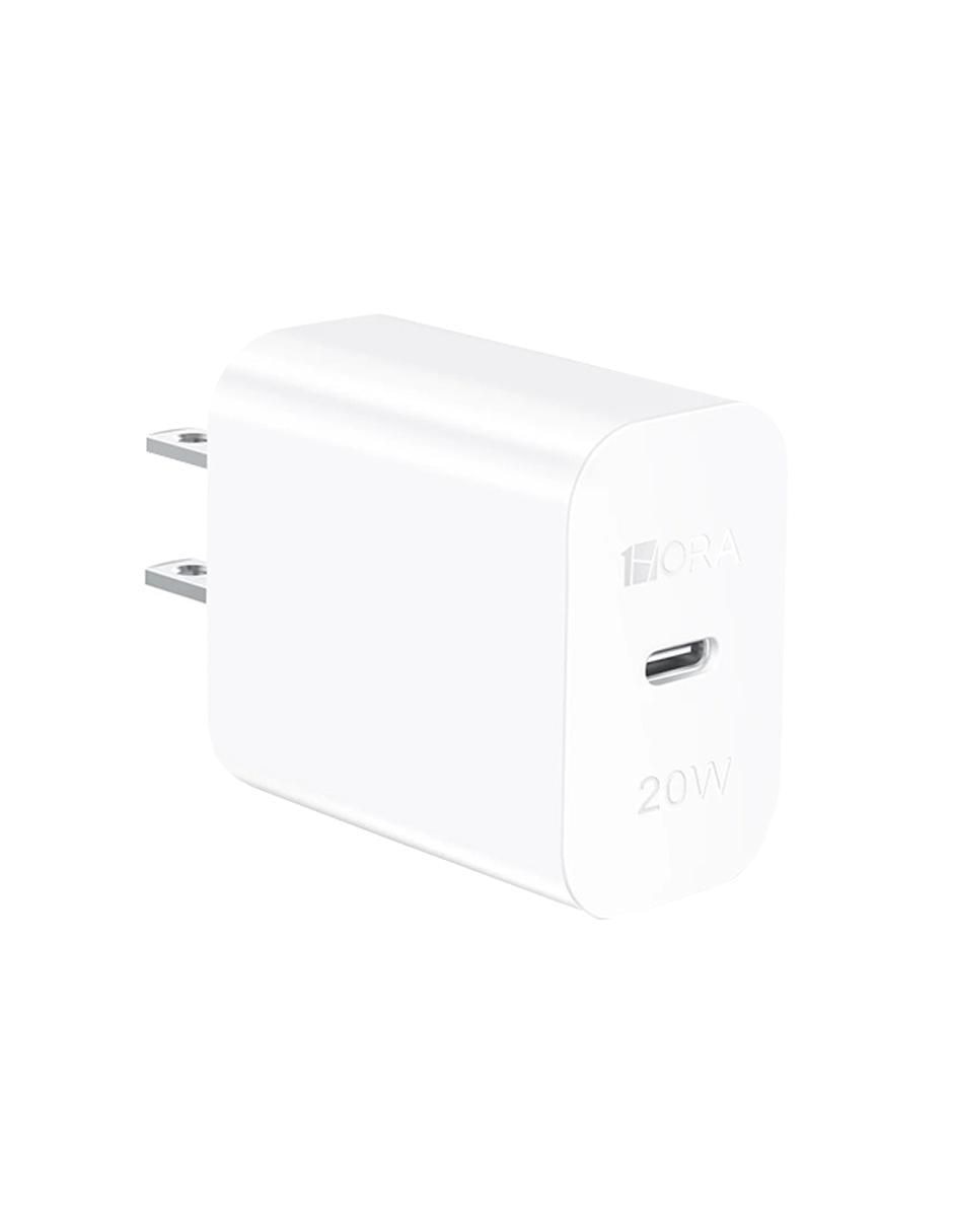 Cargador pared Lightning + USB tipo C 5