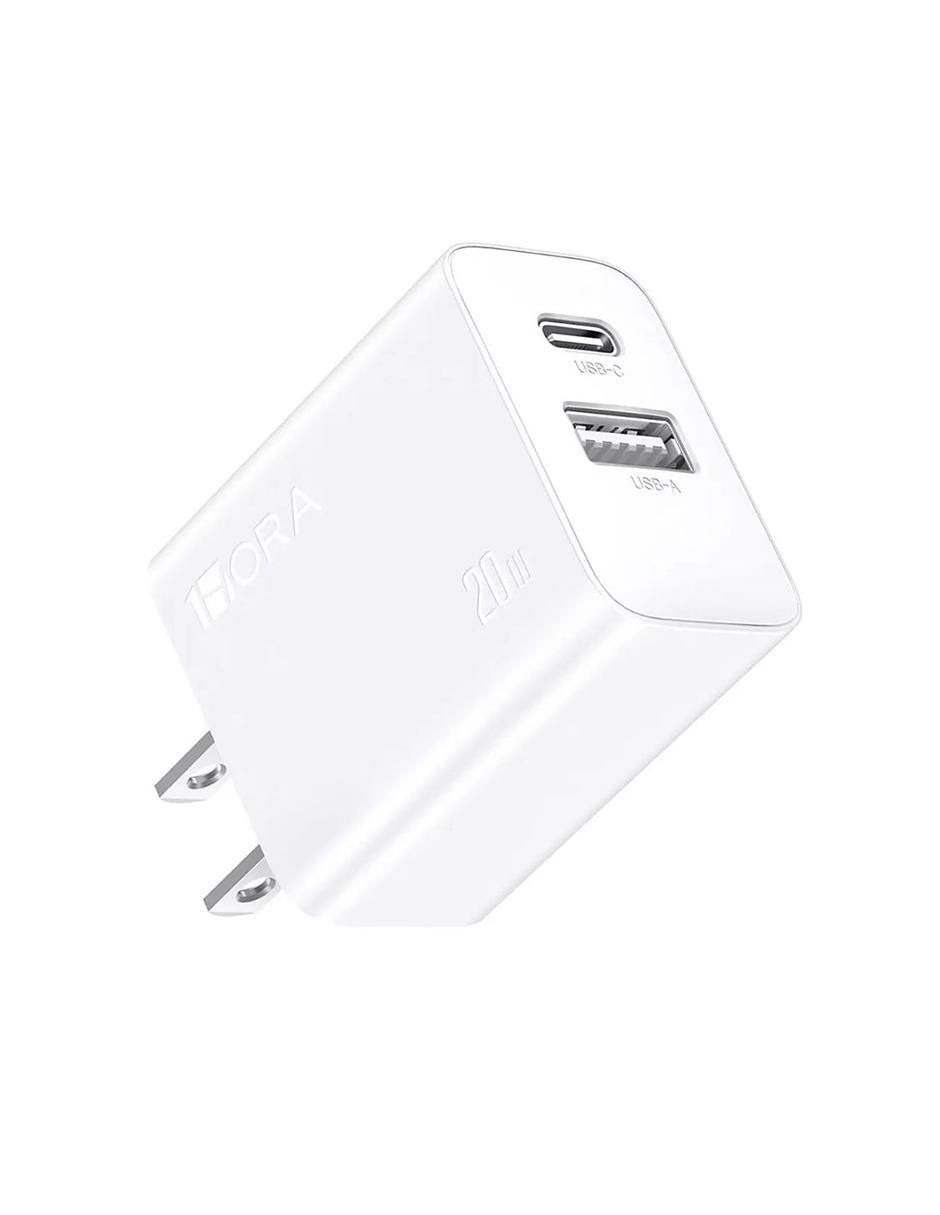 Cargador pared USB + USB tipo C 4