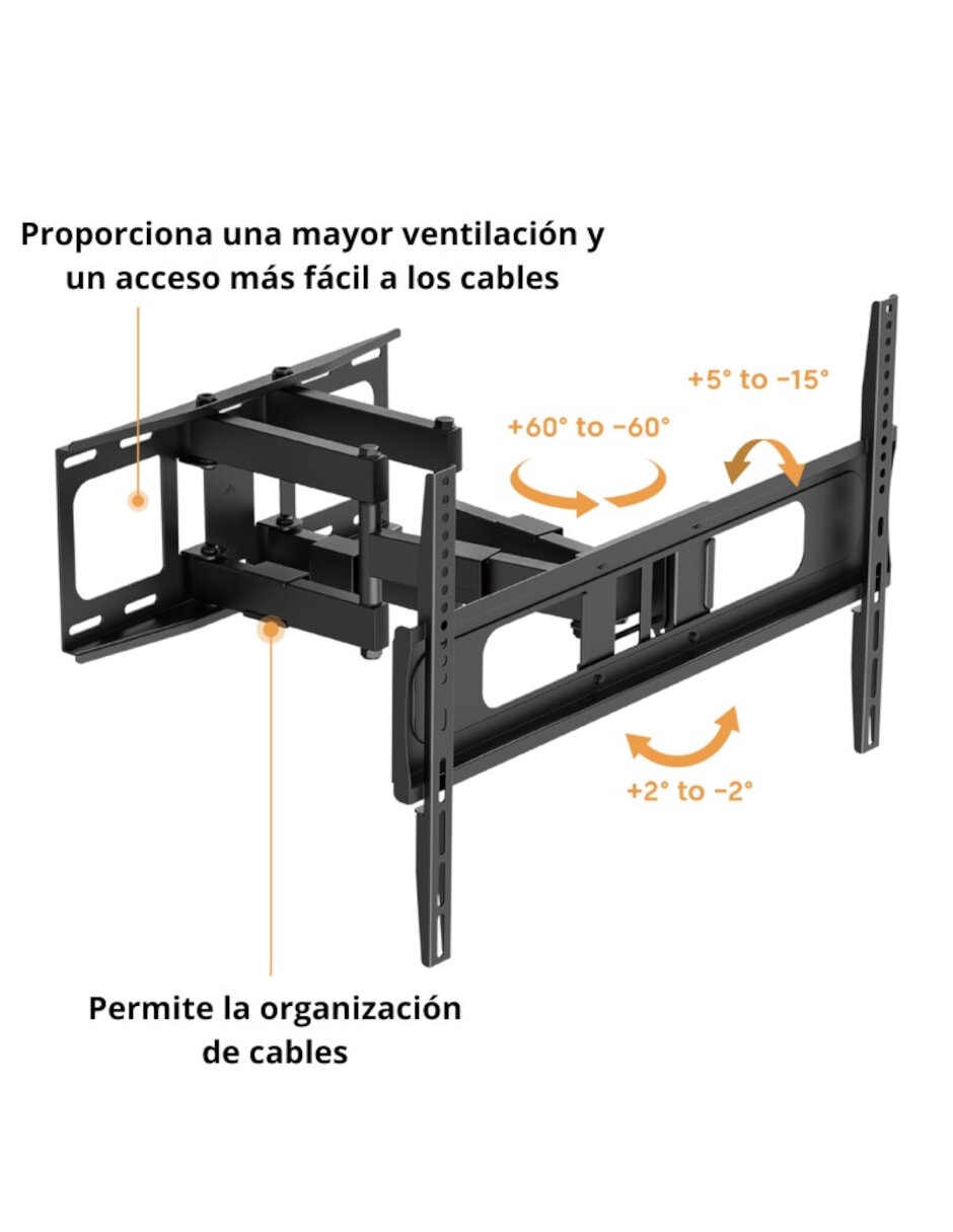Soporte para pantalla articulado 37 - 86 pulgadas 3