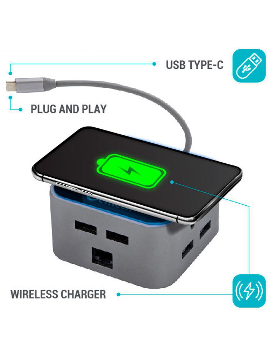 Hub Docking Station Thunderbolt USB C GHW-69401 de 10 contactos 4