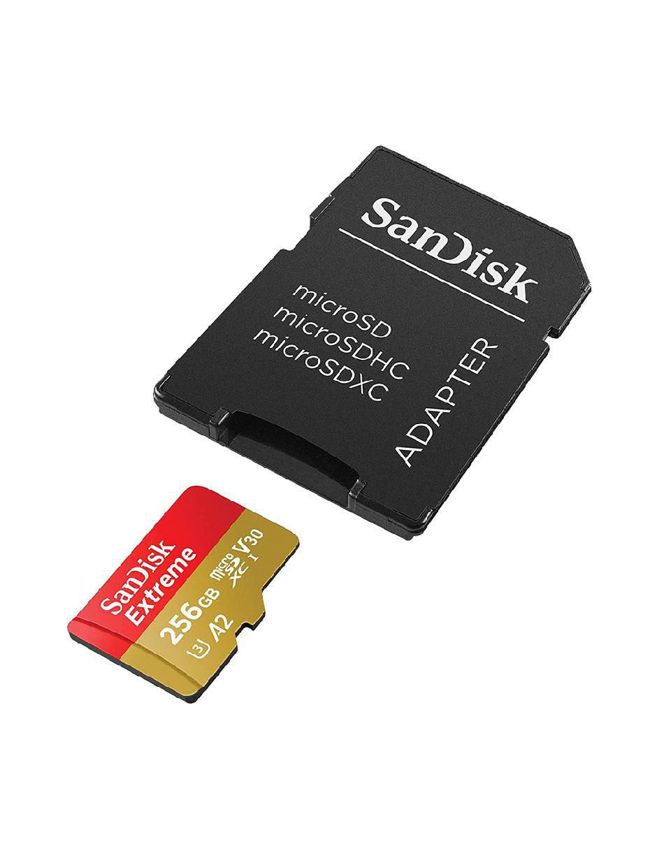 Memoria micro SD capacidad 256 GB 3