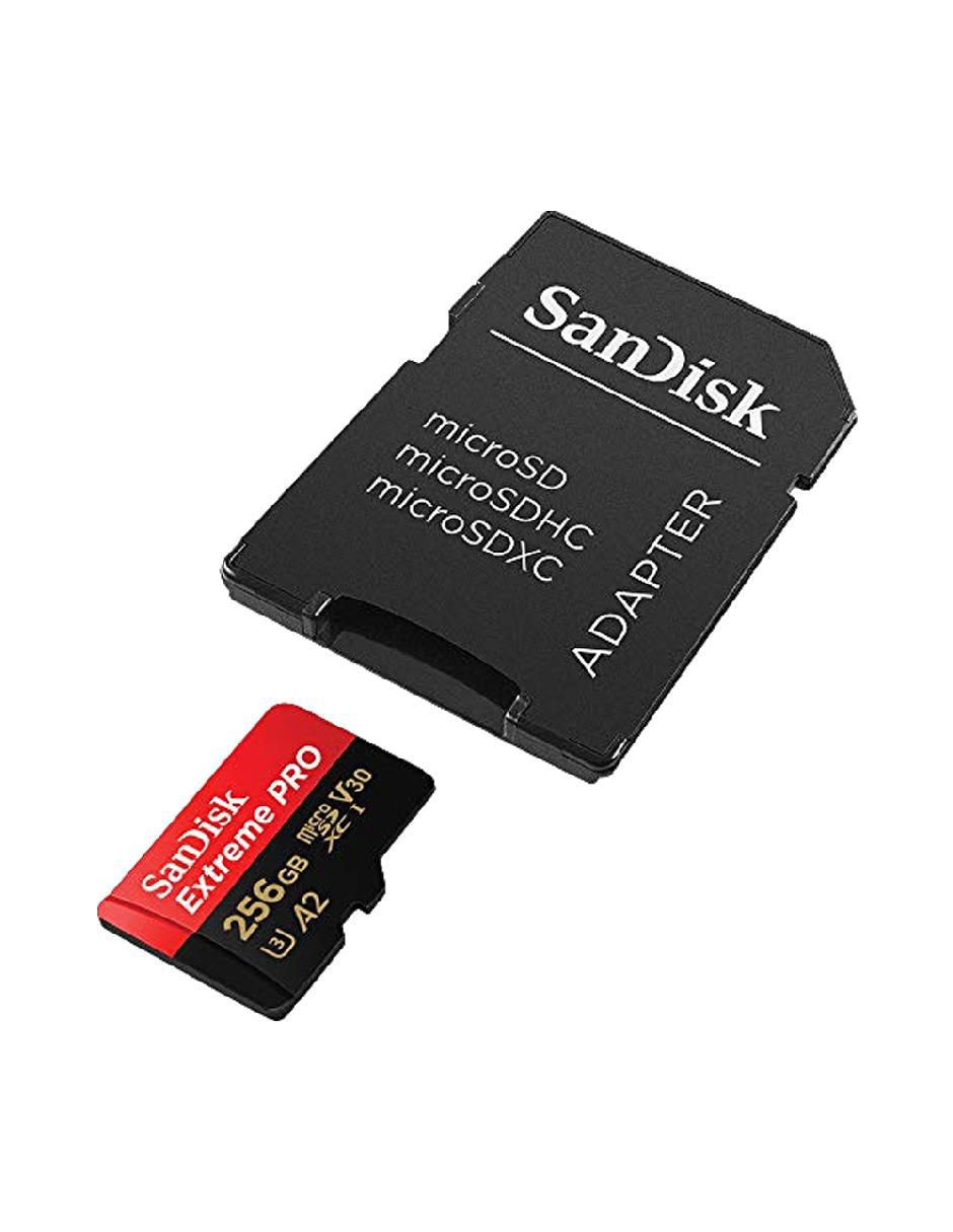 Memoria Micro SD capacidad 256 GB 3
