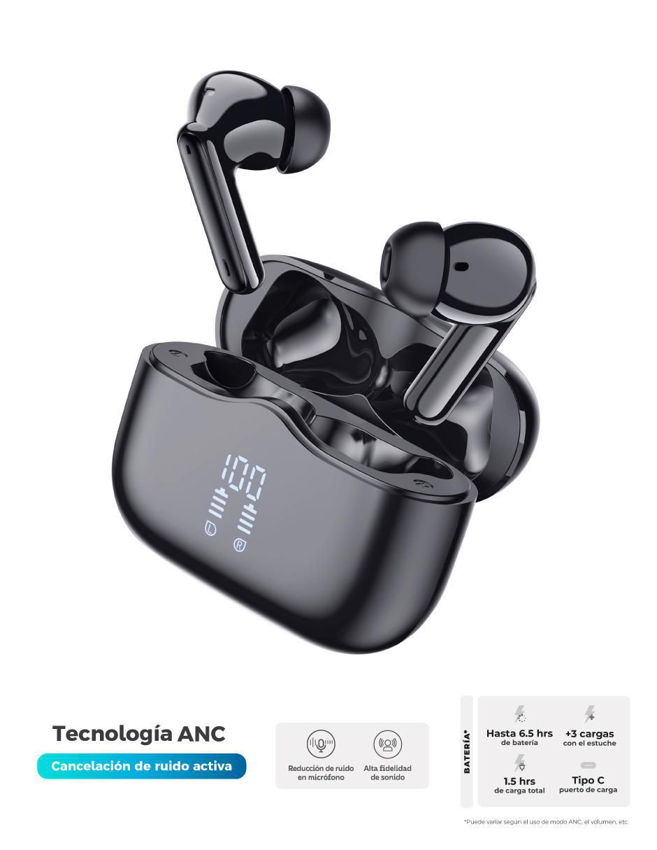Audífonos In-Ear Noizen Serenity inalámbricos con cancelación de ruido 3