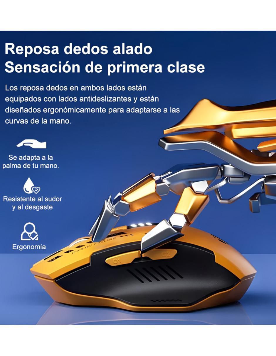 Mouse Gamer Inalámbrico anr1483 6