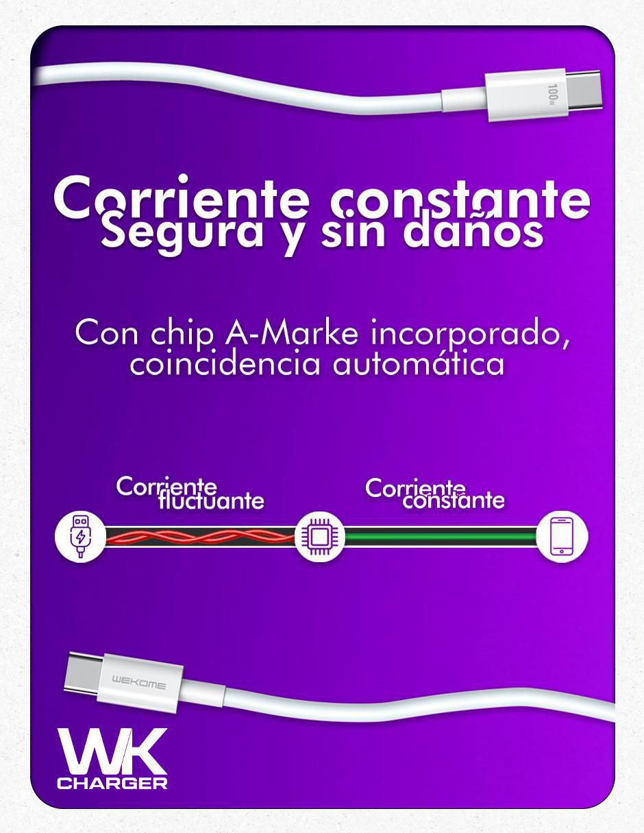 Cable USB C de 1 m 2