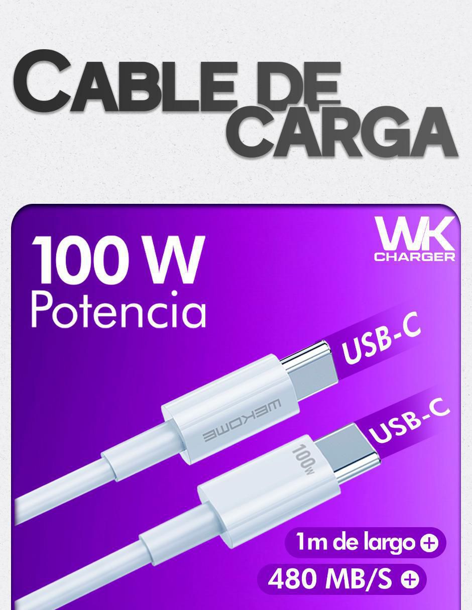 Cable USB C de 1 m 3