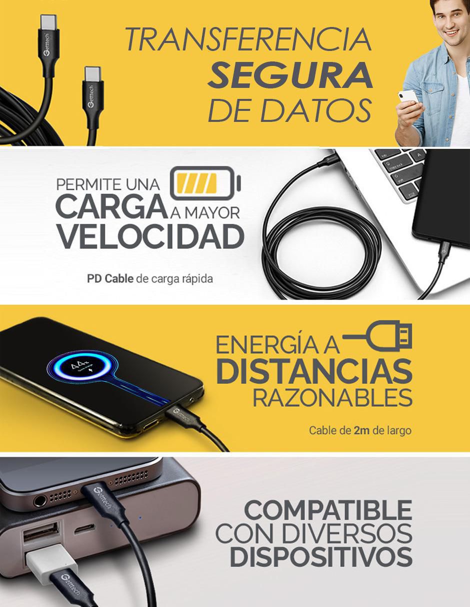 Cable USB C de 2 m 6