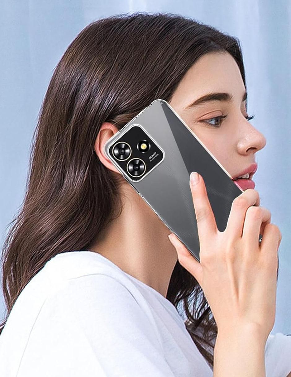 Funda para ZTE AXON 60 LITE Hybrid Clear de TPU 2