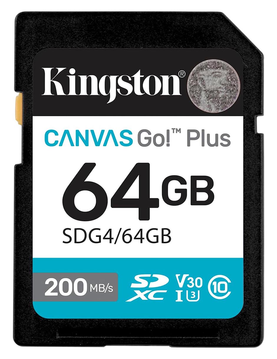 Memoria SD capacidad 64 GB