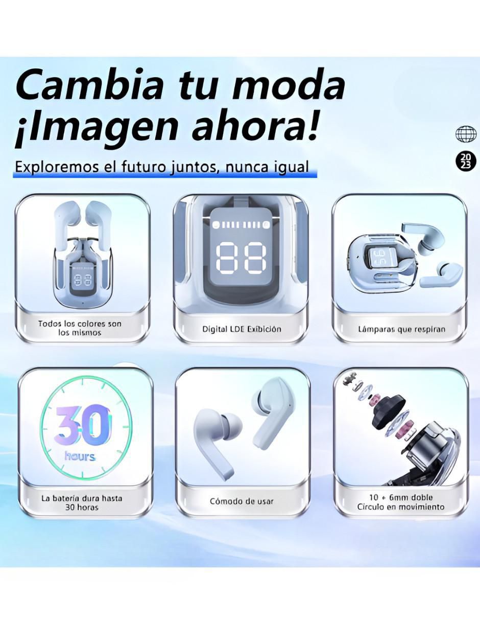 Audífonos gamer inalámbricos 4