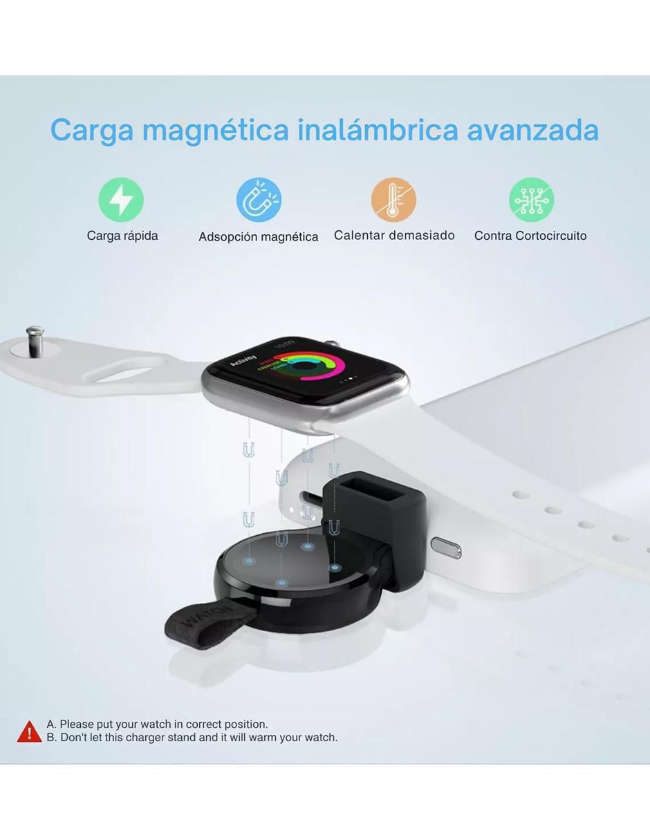 Cargador para Smartwatch USB tipo A + USB tipo C 3