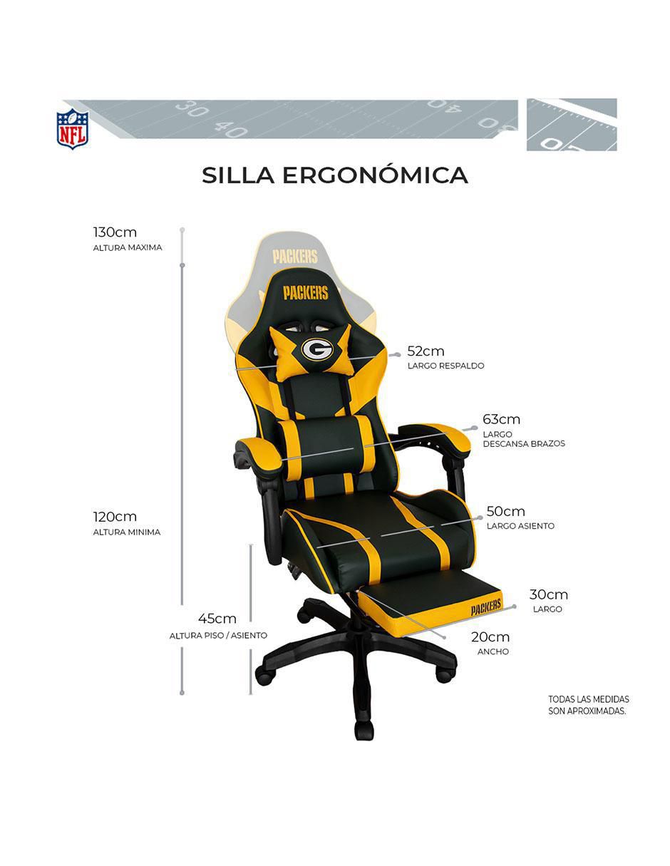 Silla gamer Green Bay Packers