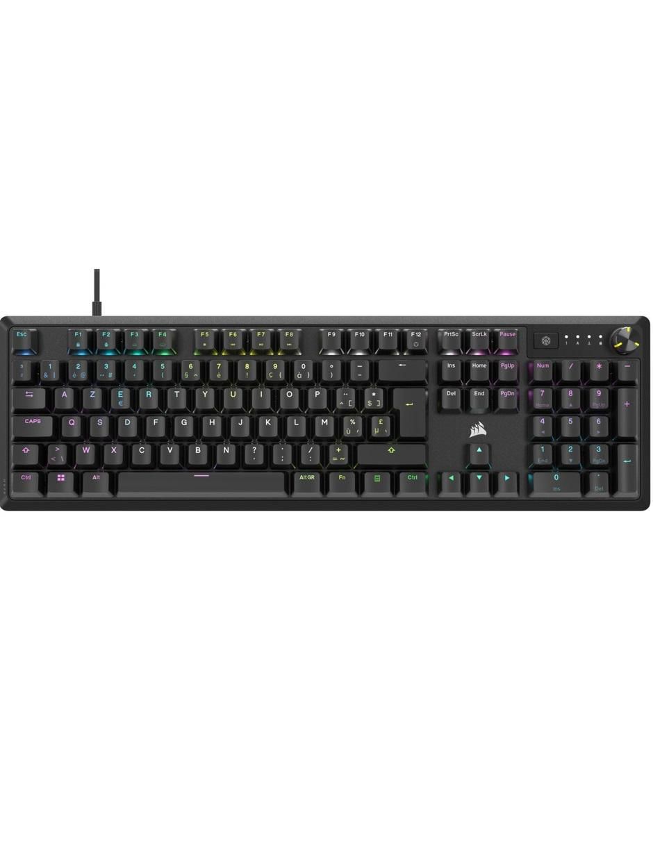 Teclado gamer QWERT inglés CH-910971E-NA