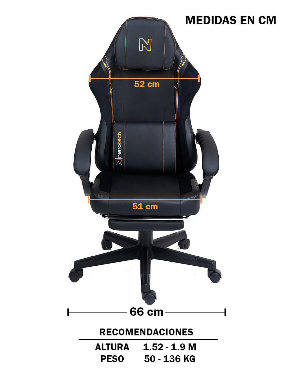 Silla gamer nenotech nenotech  "de" mezcla de materiales