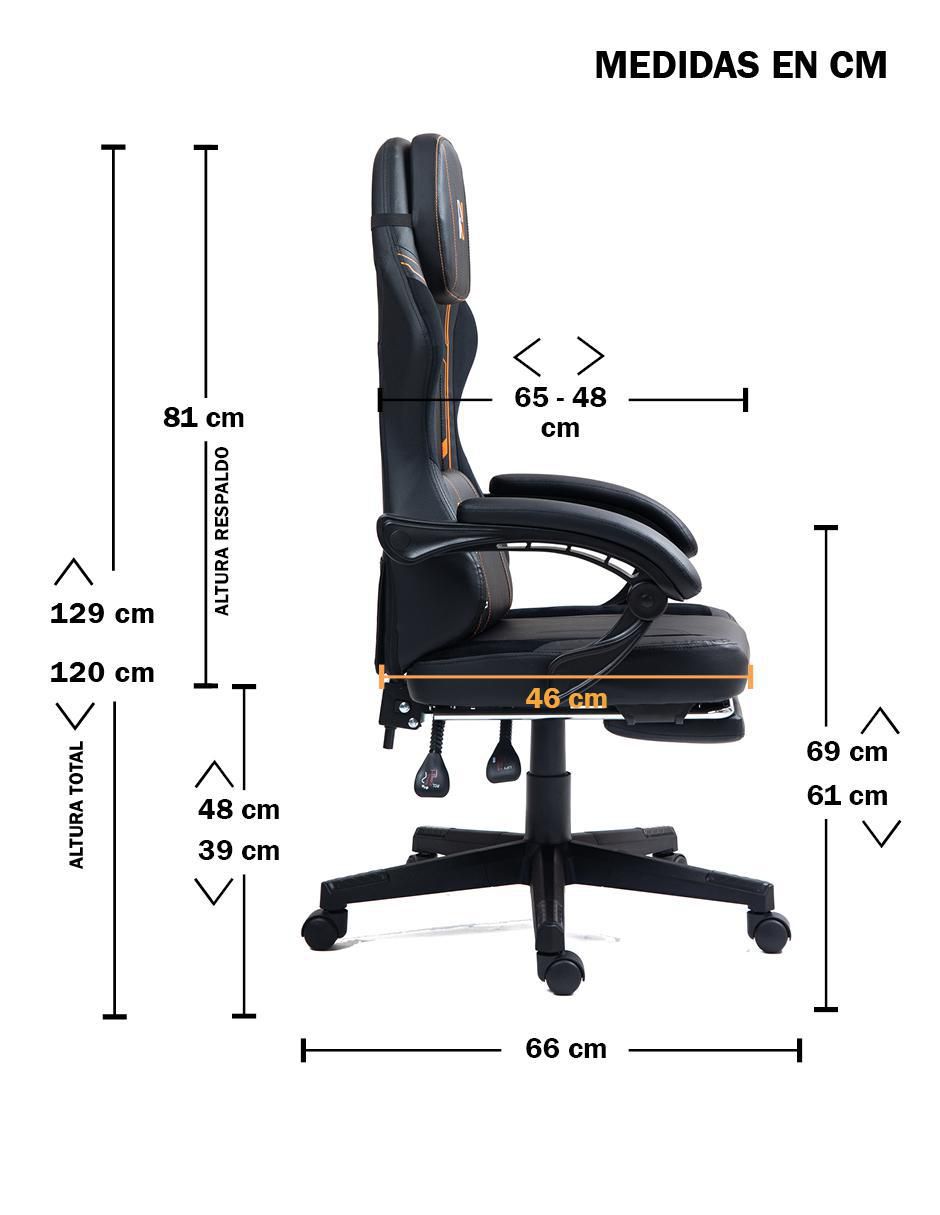 Silla gamer nenotech nenotech  "de" mezcla de materiales