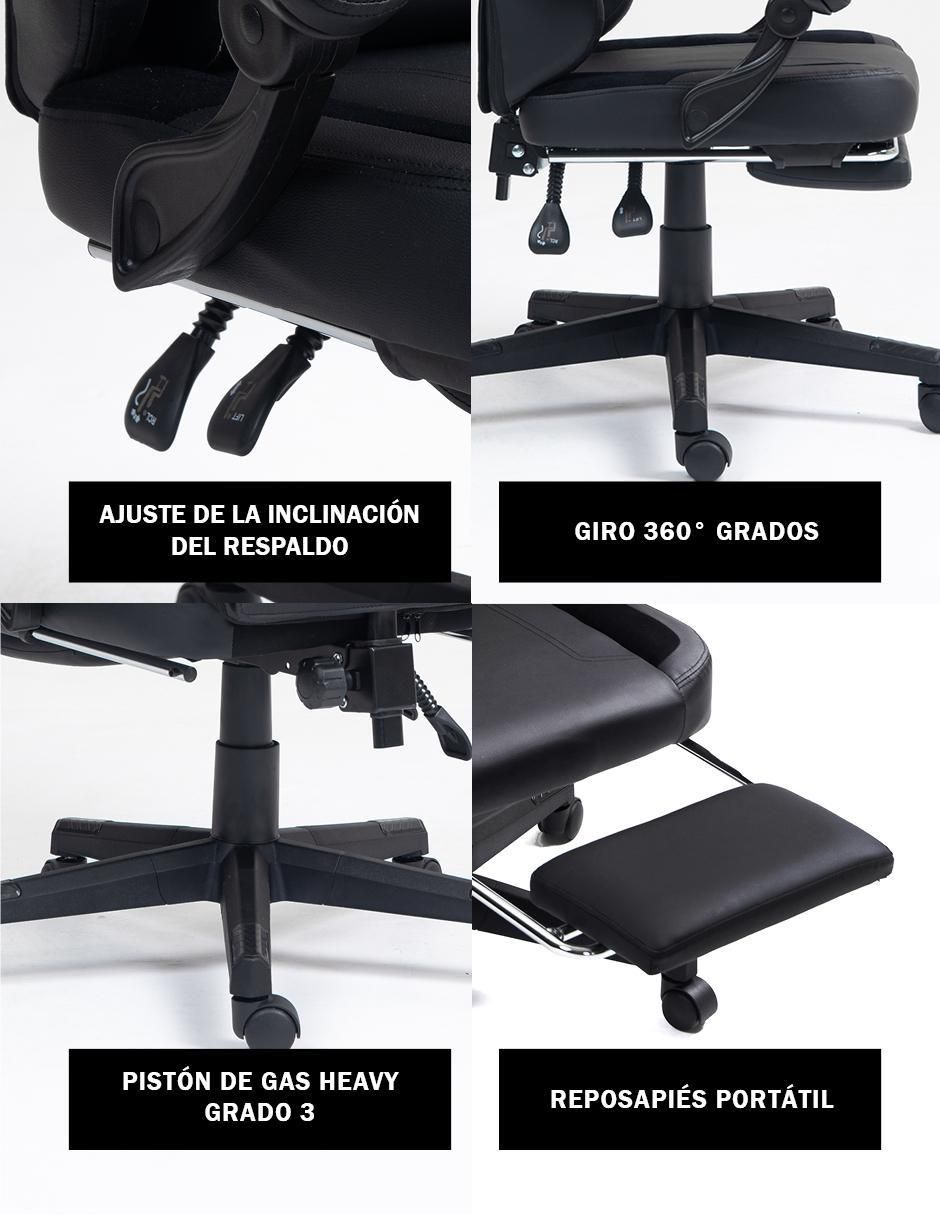 Silla gamer nenotech nenotech  "de" mezcla de materiales
