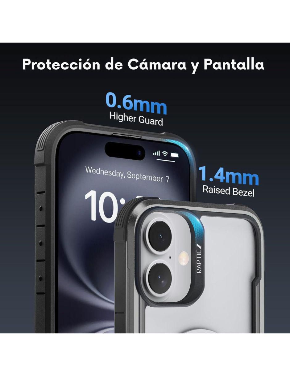 "funda para" apple shield magnetica iphone 16 plus "de" aluminio