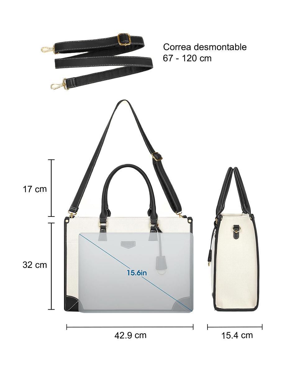 Maletín Baby México laptop para mujer 3