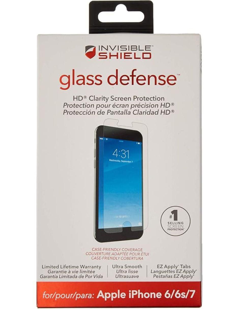 Mica celular iPhone 6/6S/7 de cristal templado 3