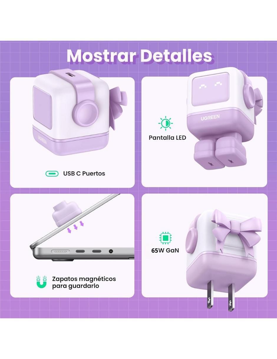 Cargador pared USB tipo C 3