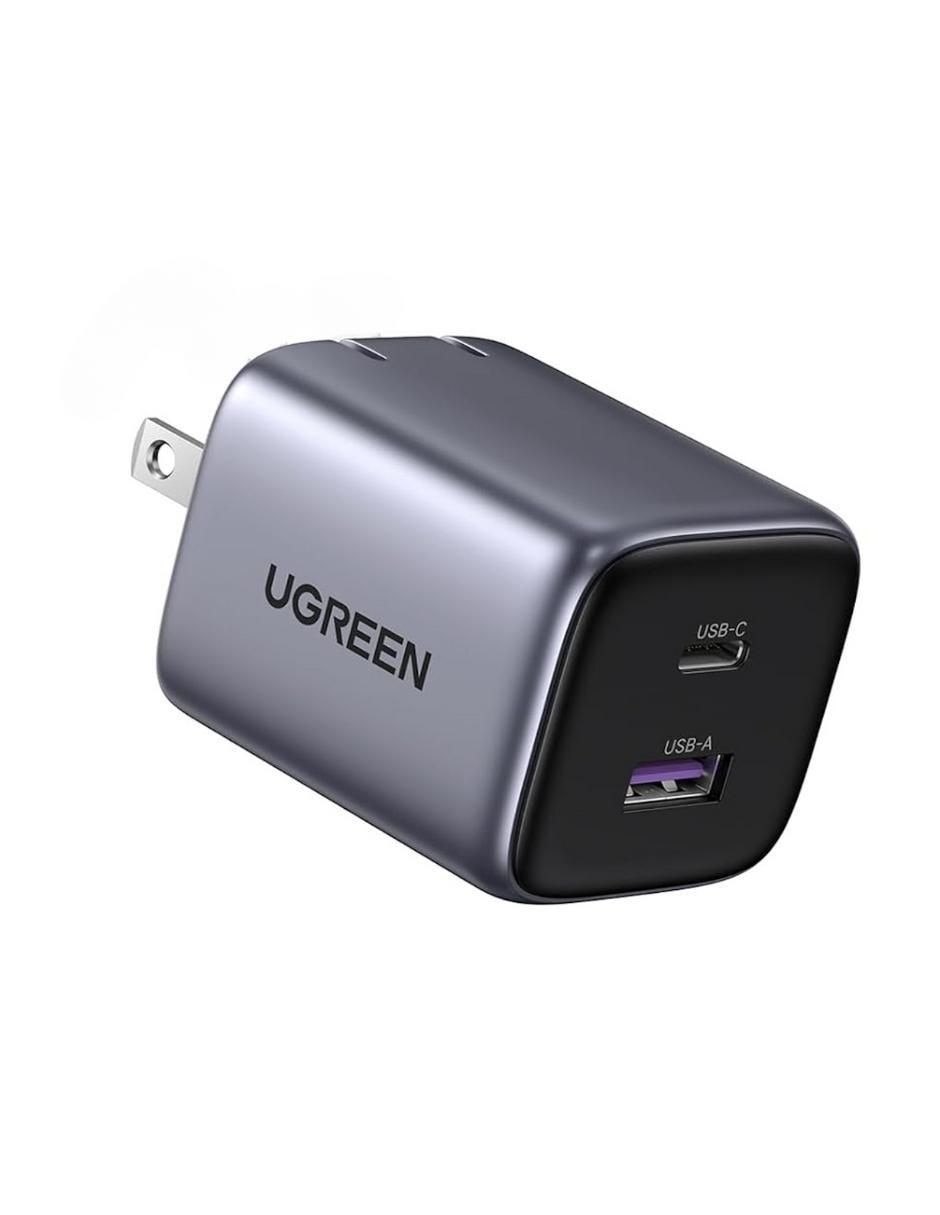 Cargador pared USB + USB tipo C Cargador pared USB + USB tipo C