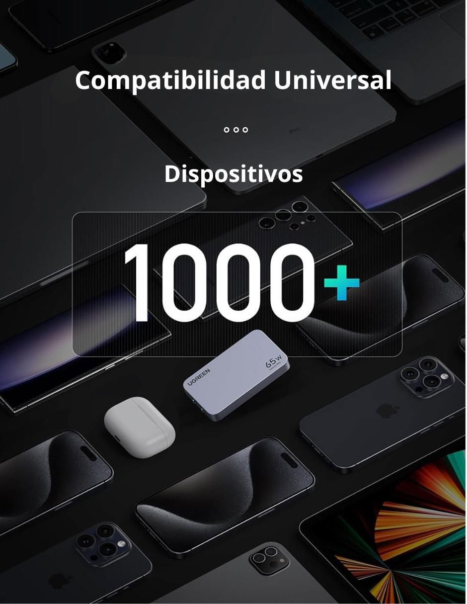 Cargador pared USB + USB tipo C 6