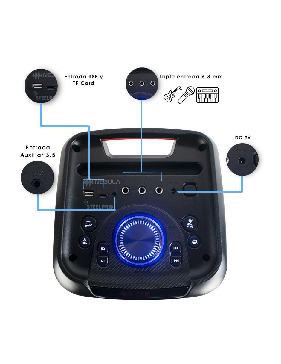 Bocina Nebula bluetooth 3