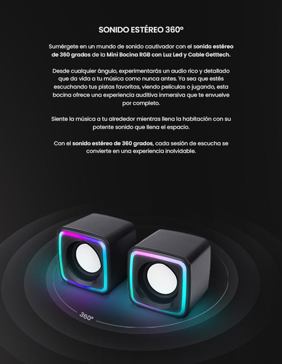 Set de bocinas GUS-ESRWR-01 alámbrica 10