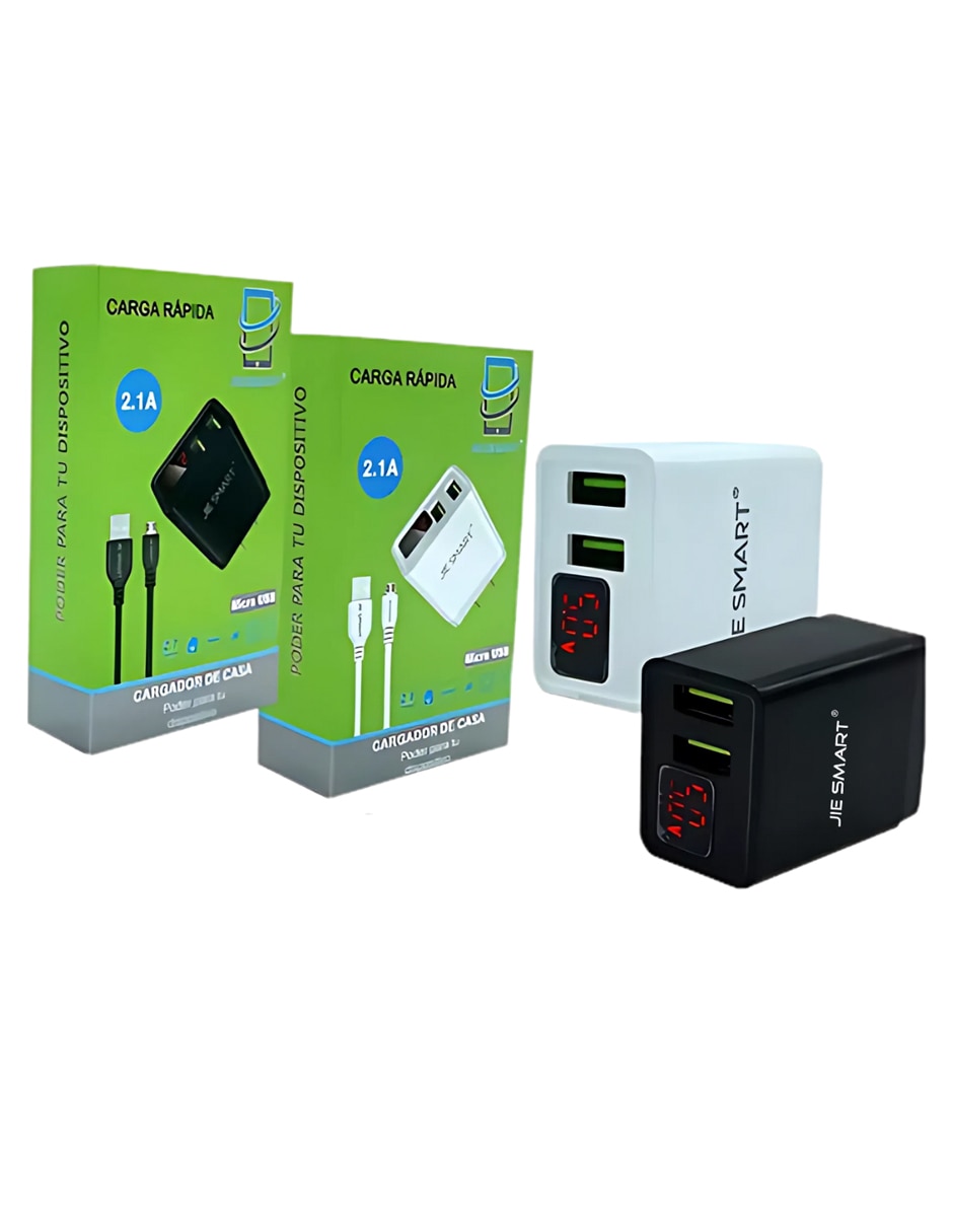 Cargador pared Jie Smart USB tipo A