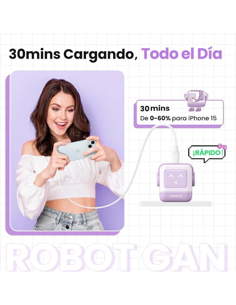 Cargador pared USB + USB tipo C 2