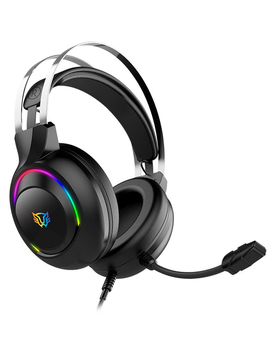 Audífonos gamer Over-Ear Hesix Ii alámbricos