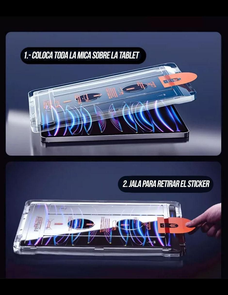 Protector tableta iPad Pro 11 2024 M4 modelos: A2836, A2837, A3006 de cristal templado 3