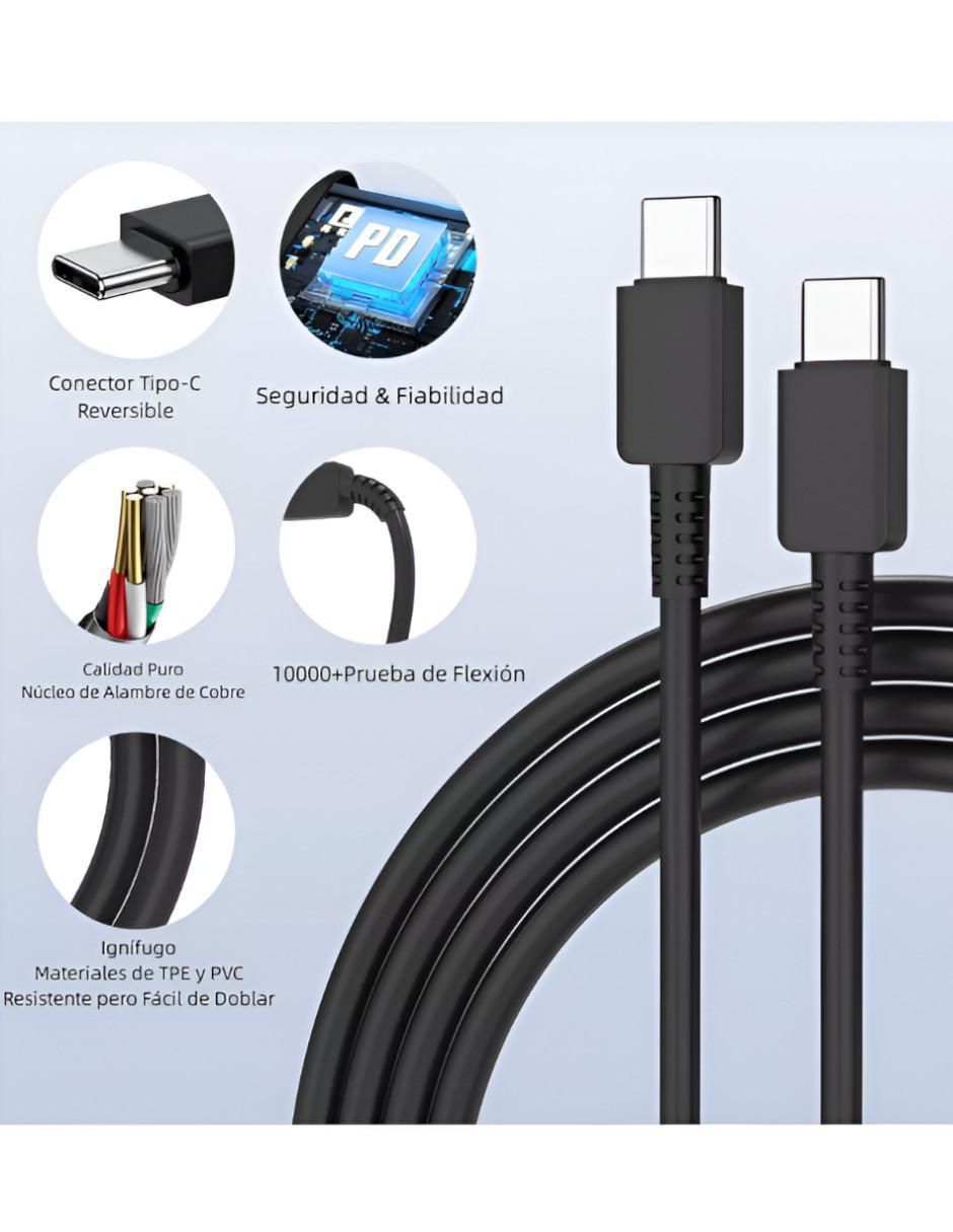 Cargador pared USB tipo C 2