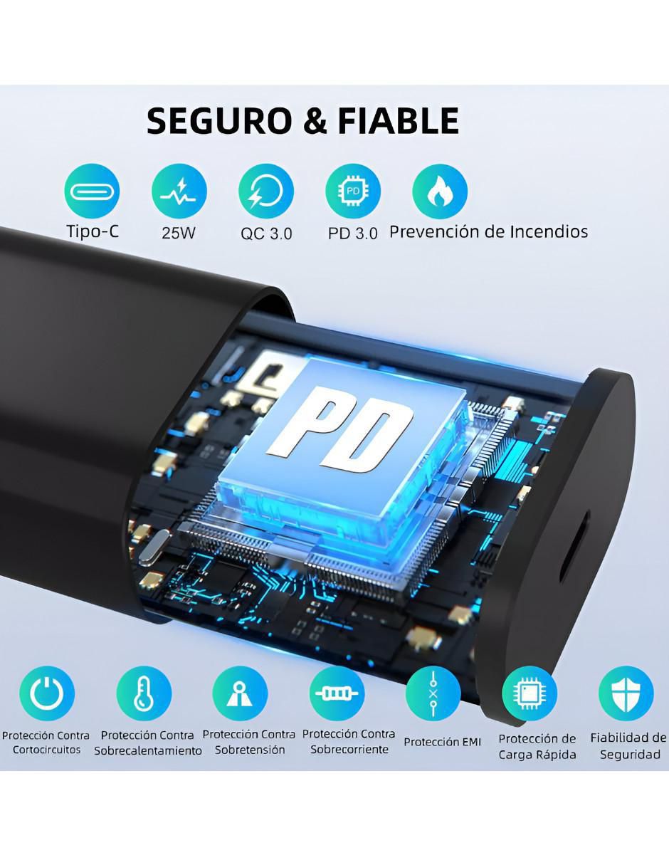 Cargador pared USB tipo C 4