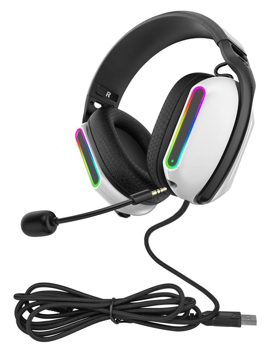 Audífonos gamer alámbricos