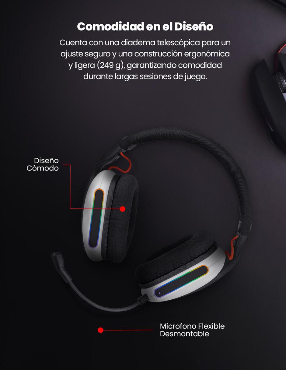 Audífonos gamer alámbricos 13