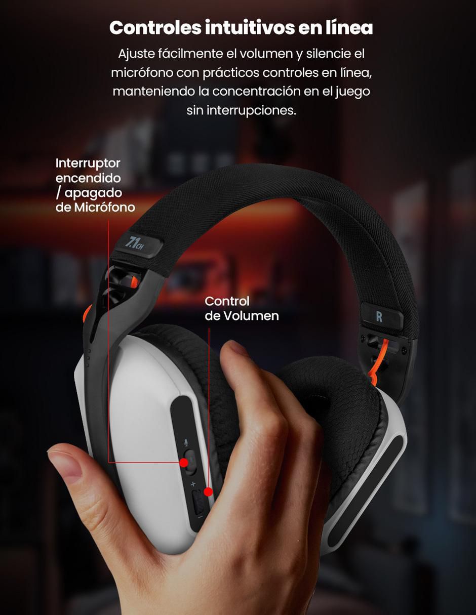 Audífonos gamer alámbricos 14